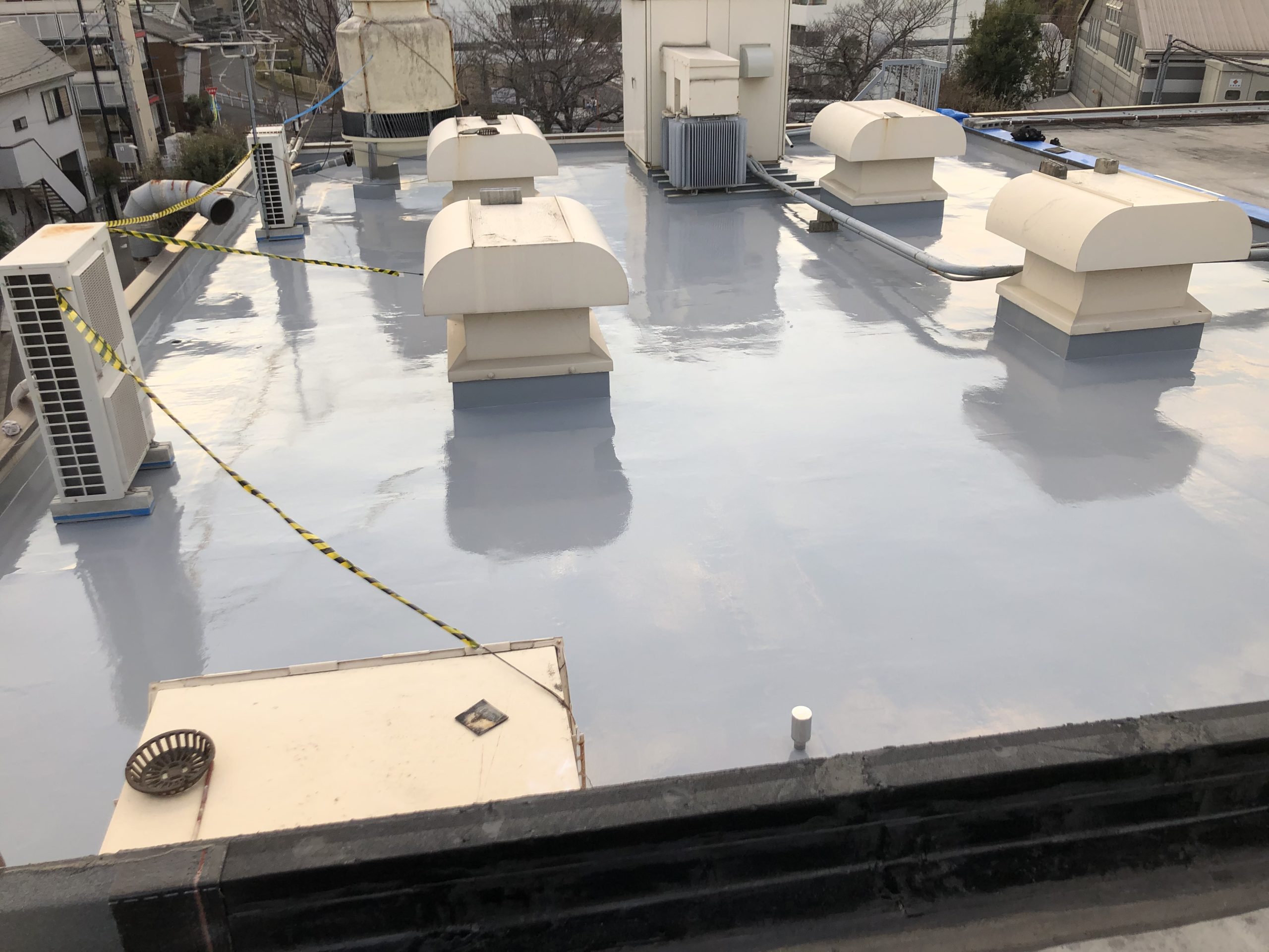 川崎市内工場の屋上防水工事